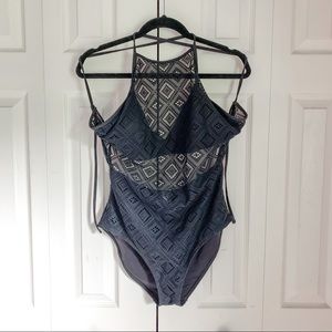 Black One Piece Aerie Swimsuit